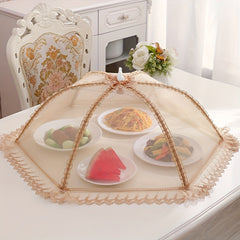 Food Cover Umbrella Shaped Dust proof Foldable Cover 70x30cm