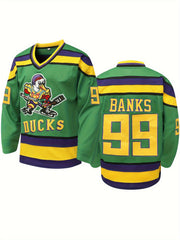 Men's Long Sleeve Ice Hockey Jersey 99 Retro Classic Embroidery Stitched Hockey