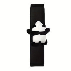 Panda Seat Belt Fixer Plush Baby Shoulder Pad Set