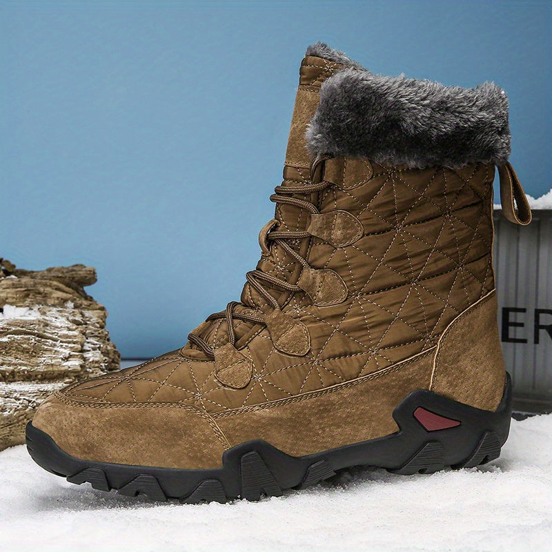 Men's Waterproof Snow Boots for Outdoor Adventure