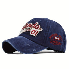 Men Women Denim Washed Baseball Cap All Match Cap Dad Cap