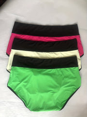 3 Pack Plus Size Panties High Waisted Comfort Briefs