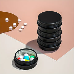 Portable Sealed Pill Box Dispenser Medicine Storage Box