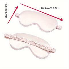 Blackout Eye Mask Embroidered Solid Blindfold for Travel Rest Yoga