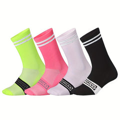 Reflective Breathable Sports Socks for Running Cycling