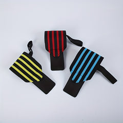 Outdoor Sports Fitness Wristband Unisex Striped Hand Guard Elastic Wrap