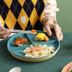 Plastic Dinner Plate for Weight Loss and Picnic