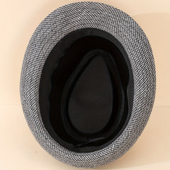 Four Seasons Usable Wide Brim Fedora Hat For Party Meeting