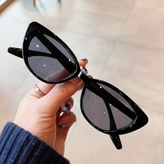 Small Frame Cat Eye Sunglasses Vintage Lightweight Sunshade Eyeglasses