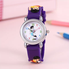 Colorful Cartoon Kids Football Watch