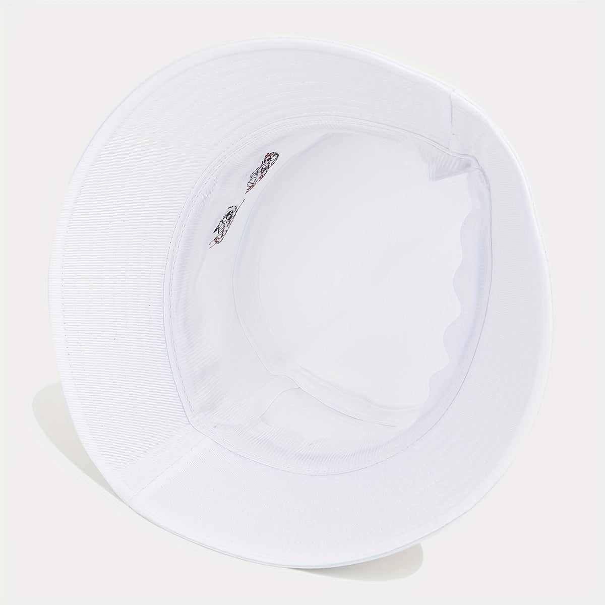 Mushroom Embroidery Bucket Hat Men Sunscreen Outdoor Basin Hat