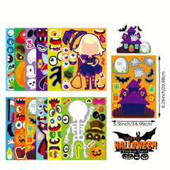 24pcs Halloween Toys Game Stickers - Halloween Party Event Gift Decoration Stick