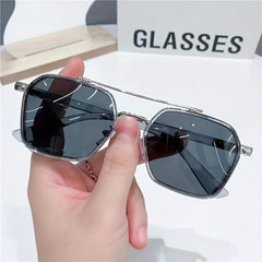 1pc Men's Double Beam UV Protection Outdoor Sunglasses