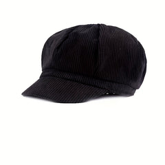 British Octagonal Hat Retro Peaked Hat For Girls