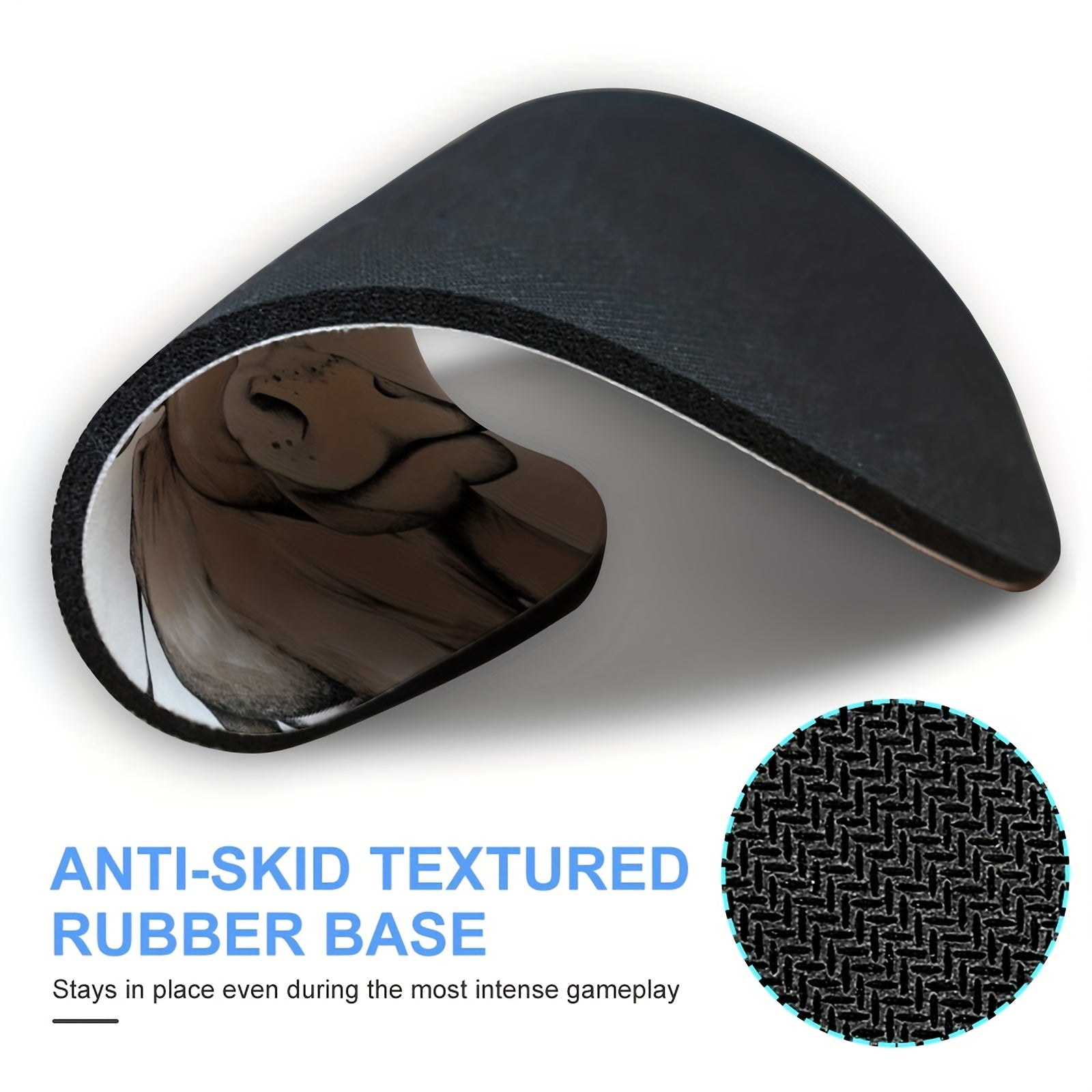 Gaming Mouse Pad for Women 7.8 inch Round Non-Slip Rubber Mouse Mat