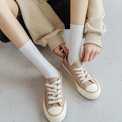5 Pairs Argyle 3D Textured Socks Soft & Comfy
