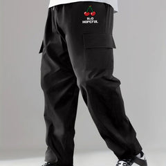 Cargo Pants Men's Flap Pocket Trousers Outdoor Streetwear Hip Hop Style
