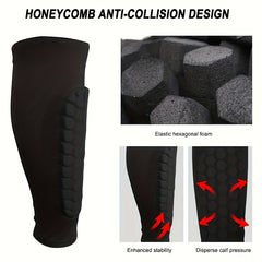 Unisex Long Cushioned Anti Collision Calf Leg Protector Cover