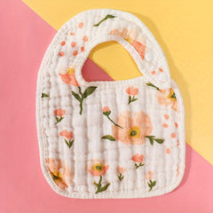 Baby Bib Cotton Gauze Cartoon Pattern Bib for 0-3 Years