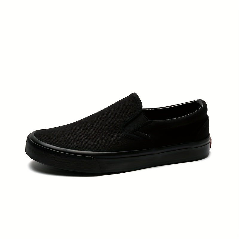 Men's Slip On Canvas Shoes Casual Outdoor Walking Shoes