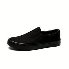 Men's Slip On Canvas Shoes Casual Outdoor Walking Shoes