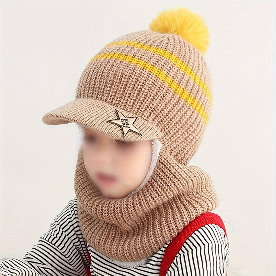 Children Winter Windproof Balaclava Thick Warm Face Cover