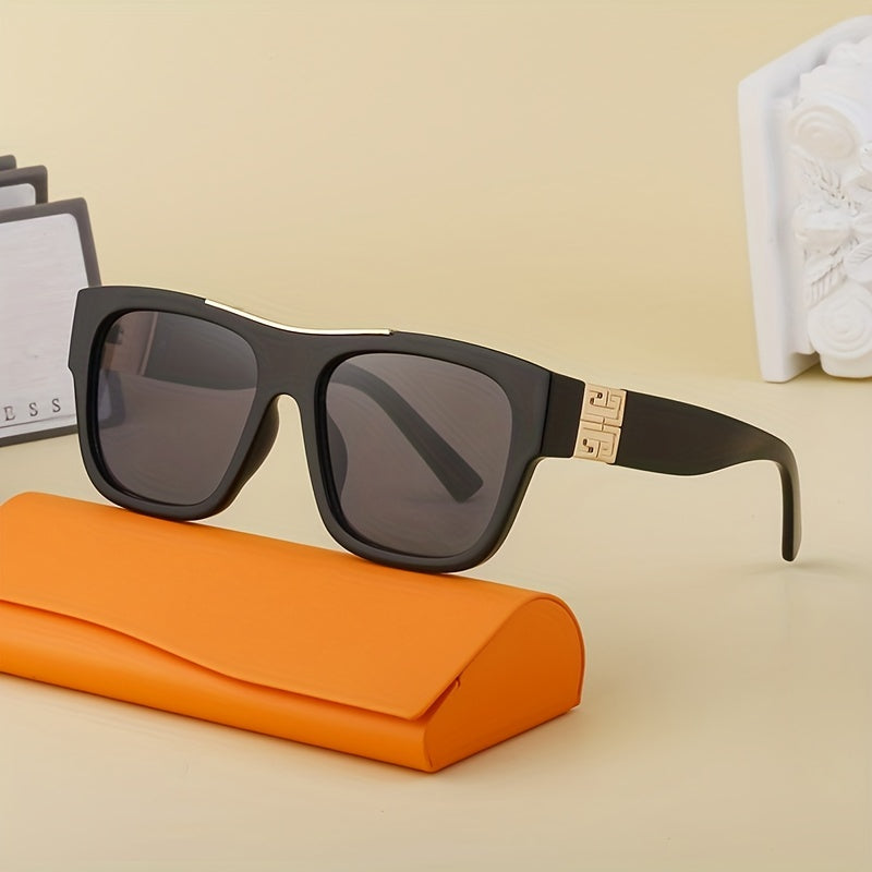 Men's Street Style Sunglasses with Glasses Case