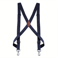 Men's Heavy Duty Trucker Suspenders 2" Wide X-back 2 Snap Hooks