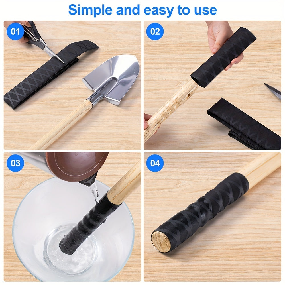 Waterproof Heat Shrink Fishing Rod Grip Cover - Non Slip for Racket and Shovel