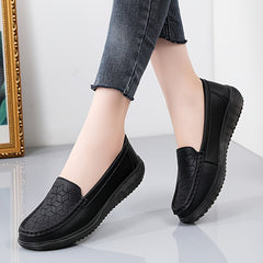 Women's Soft Sole Flat Loafers Non Slip Slip On Shoes