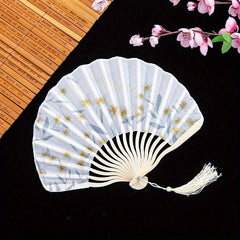Bamboo Hand Fans for Party Dance Chinese Style Classic Fan