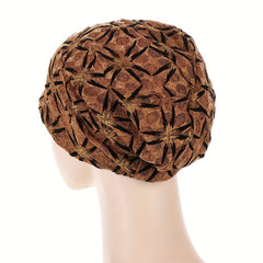 Vintage Flower Print Turban Head Scarf Ramadan Wrap