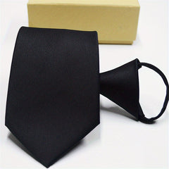 Clip On Tie Security Ties Matte Necktie Funeral Tie