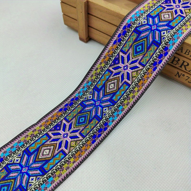 Vintage Jacquard Lace Ribbon Trim Embroidered Sewing Polyester Lace Ribbon