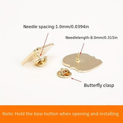 Cute Hedgehog Brooch for Girls Metal Cartoon Pin