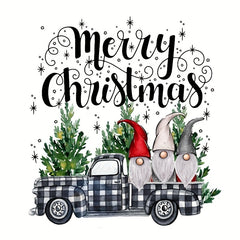 Festive Christmas Tree Iron-On Transfer For DIY Clothing