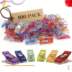 100pcs Multifunctional Sewing Clips Quilting Clips Fabric