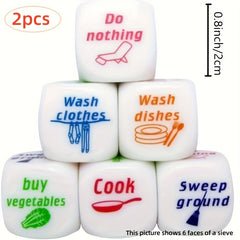 2PCS Novel Dice Games Creative Birthday Party Supplies