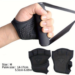 Non Slip Gym Gloves with Wrist Support for Fitness Weightlifting