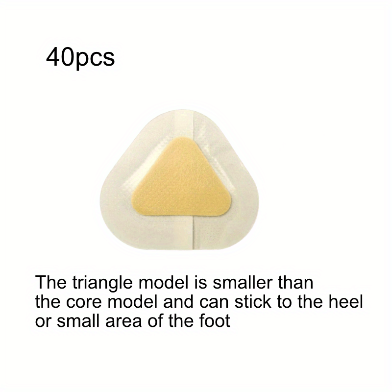 40pcs Waterproof Foot Sticker For High Heeled Shoes