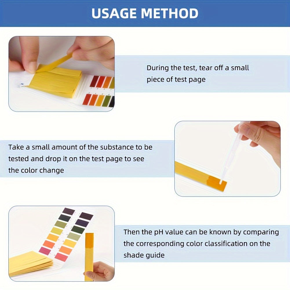 pH Test Strips 1-14 Range Pack of 160