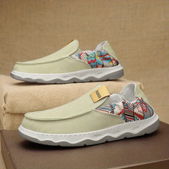 Men's Breathable Slip On Canvas Shoes for Walking