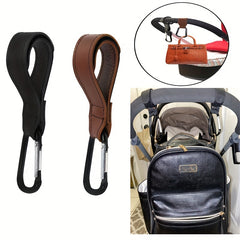 2pcs Baby Stroller Hooks Convenient Organizer Clips For Shopping Bags