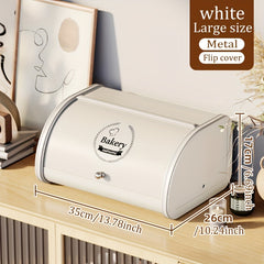 Bread Storage Box Dustproof High-End Finishing Box Flip Container Coffee Storage