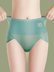 Letter Print Briefs Comfy & Breathable Stretchy Intimates Panties