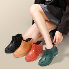 Women's Non-Slip Ankle Rain Boots Waterproof