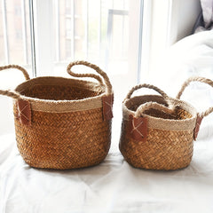 1pc Handwoven Rattan Flower Basket for Ceremony