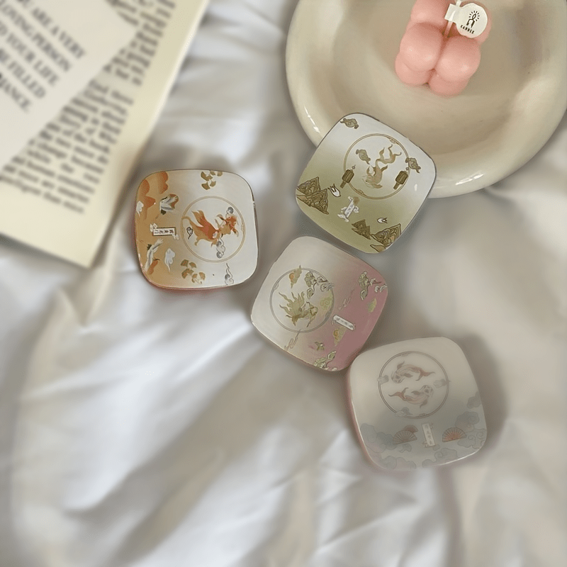 Print Lens Cases Travel Lens Box With Tweezers Remover Tool