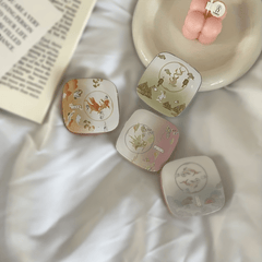 Print Lens Cases Travel Lens Box With Tweezers Remover Tool
