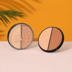 Shading Bronzer Powder Dark Light Face Contouring Palette